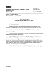Ministerial Council Decision No. 5