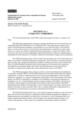 Decision No. 1 on Combating Terrorism