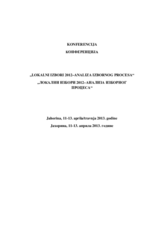 Analiza izbornog procesa: Lokalni izbori 2012