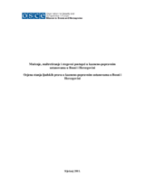 Mučenje, maltretiranje i disciplinski postupci u kaznenopopravnim ustanovama u Bosni i Hercegovini