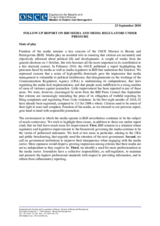Follow Up Report on BiH Media and Media Regulators Under Pressure