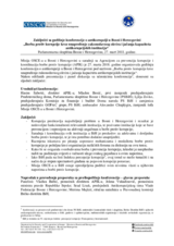 „Borba protiv korupcije kroz unapređenje zakonodavnog okvira i jačanja kapaciteta antikorupcijskih institucija“, Zaključci sa godišnje konferencije o antikorupciji u Bosni i Hercegovini