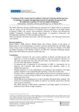 Conclusions of the Annual Anti-Corruption Conference “Combating Corruption through Improvement of Legislative Framework and Strengthening Capacities of Anti-Corruption Institutions”