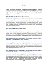 PRINCIPI POLITIČKOG DJELOVANJA NA SUZBIJANJU NASILJA NAD ŽENAMA