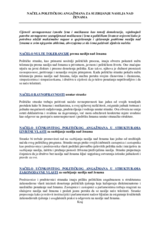 NAČELA POLITIČKOG ANGAŽMANA ZA SUZBIJANJE NASILJA NAD ŽENAMA