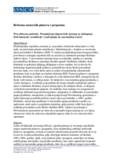 Pronalaženje dugoročnih rješenja za uklanjanje diskriminacije, asimilacije i razdvajanja na nacionalnoj osnovi